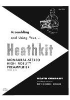 Heathkit SP-2A-Assembly-Operation 
